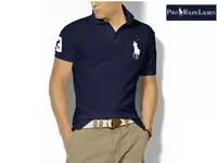 polo t-shirt style trois caracteres nouveaux,polo tee shirt sleeve short hommes femmes bleu blanc